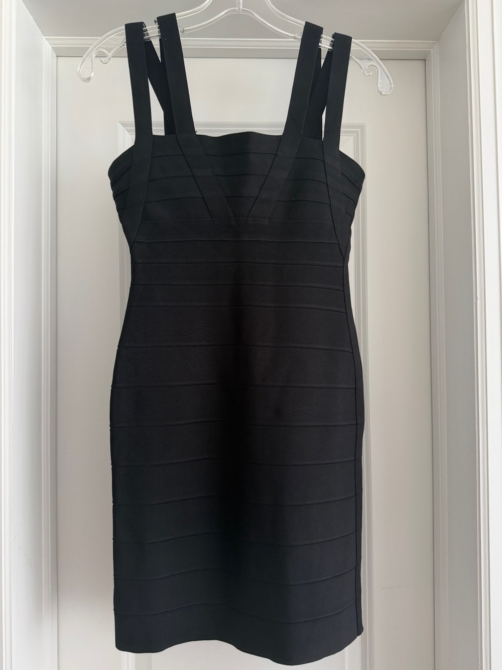 HERVE LEGER Black Bandage Zinnia Dress Size Small